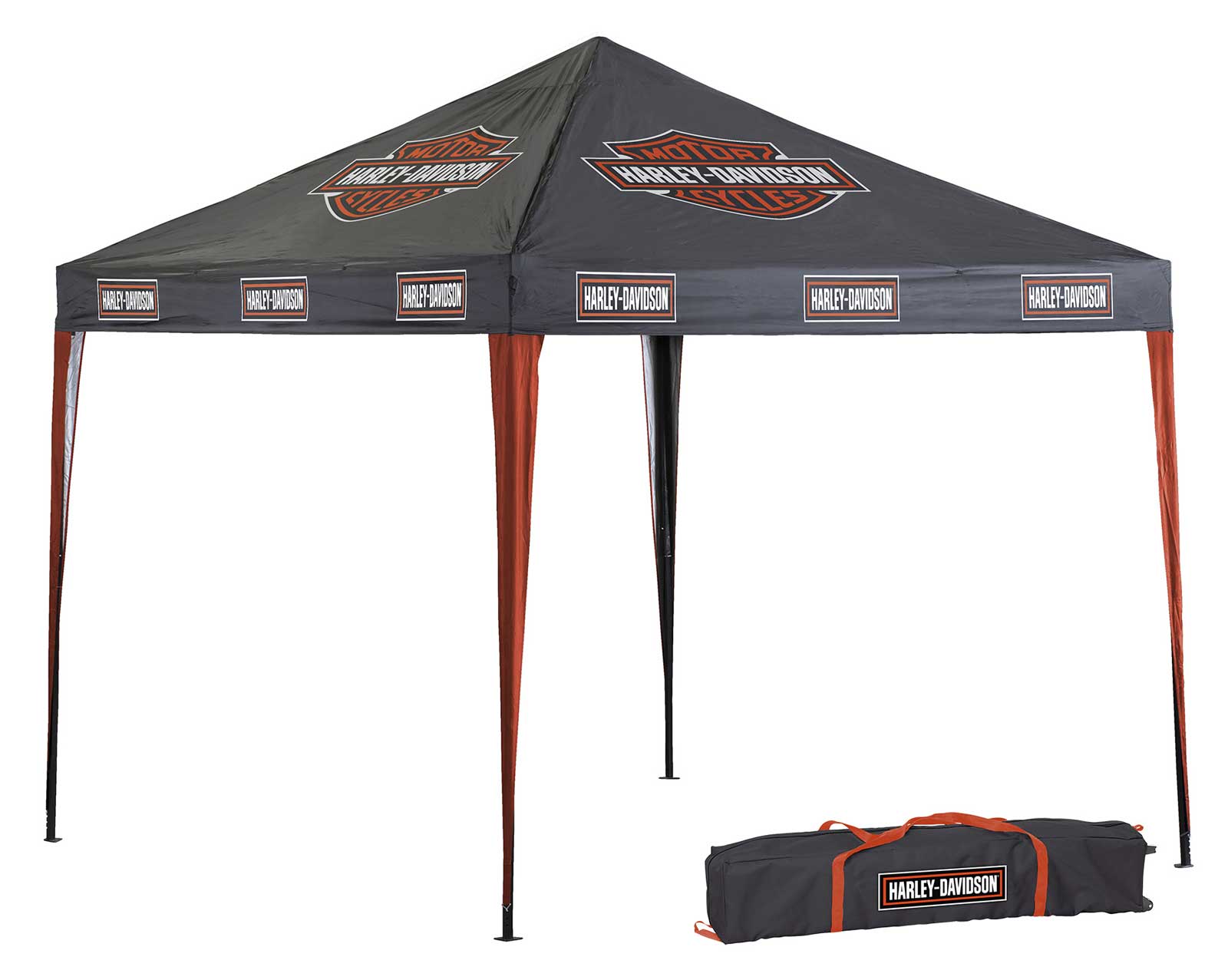 Harley-Davidson Bar & Shield Instant Outdoor Canopy - Steel Frame Construction - Wisconsin Harley-Davidson