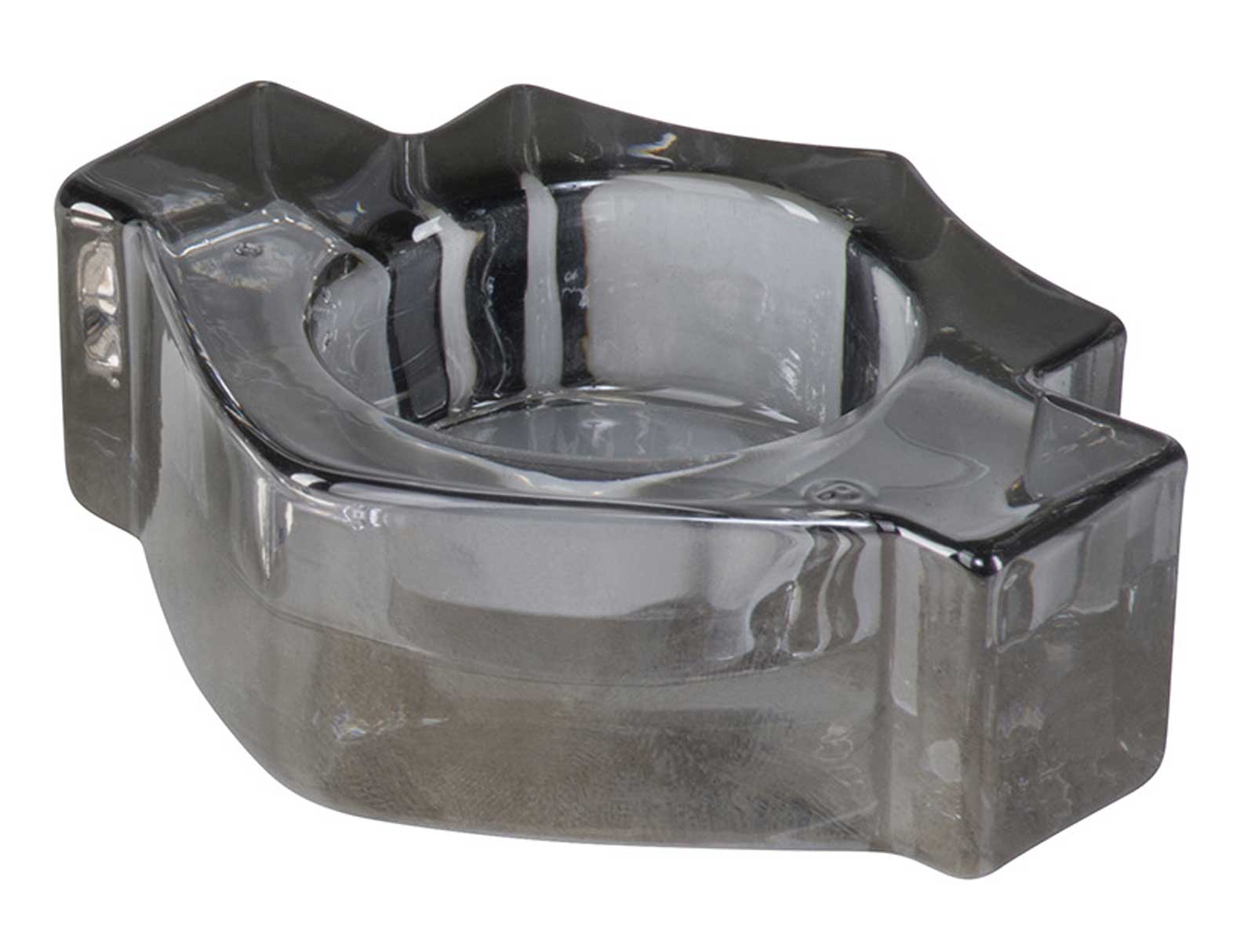 Harley-Davidson Bar & Shield Shaped Tea Light Candle Holder Set - Clear/Gray - No Hassle Returns at Wisconsin Harley
