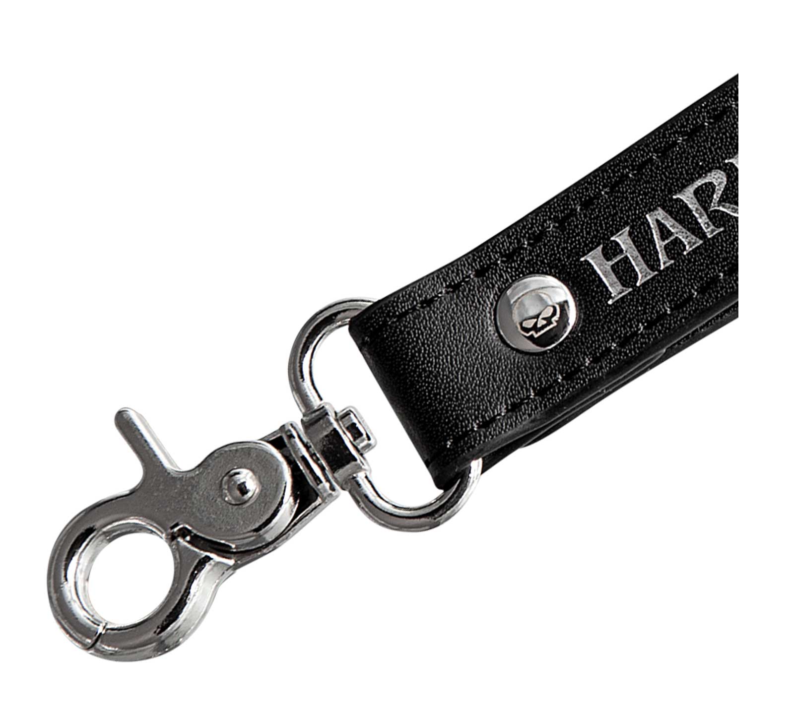Harley-Davidson Free Shipping - Harley-Davidson Willie G Skull Logo H-D Text Vinyl Strap Key Chain - Black - Free Shipping on many products plus Orders Over $99