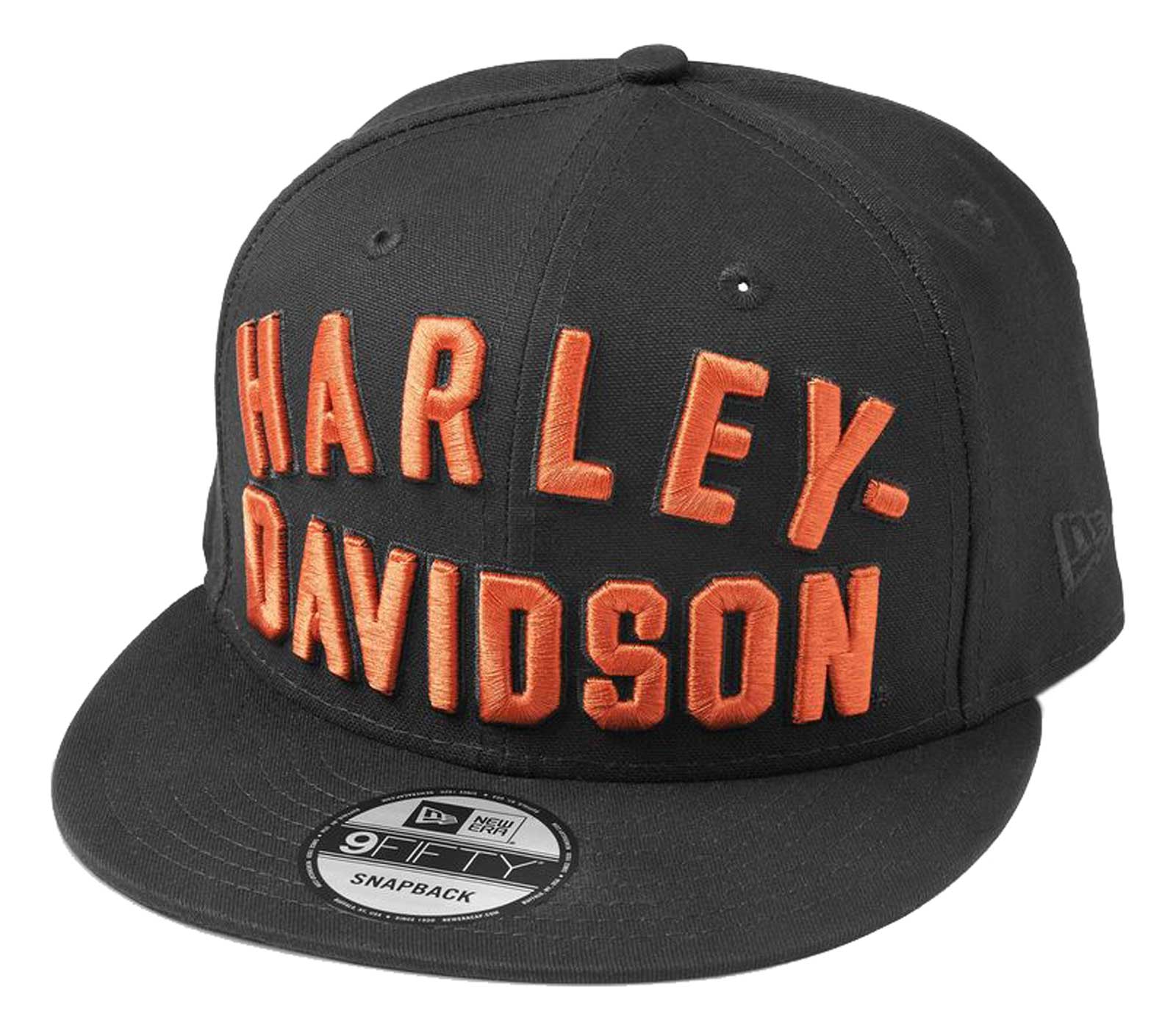 Harley-Davidson Men's Embroidered Arched 9FIFTY Snapback Baseball Cap 97604-22VM - Wisconsin Harley-Davidson