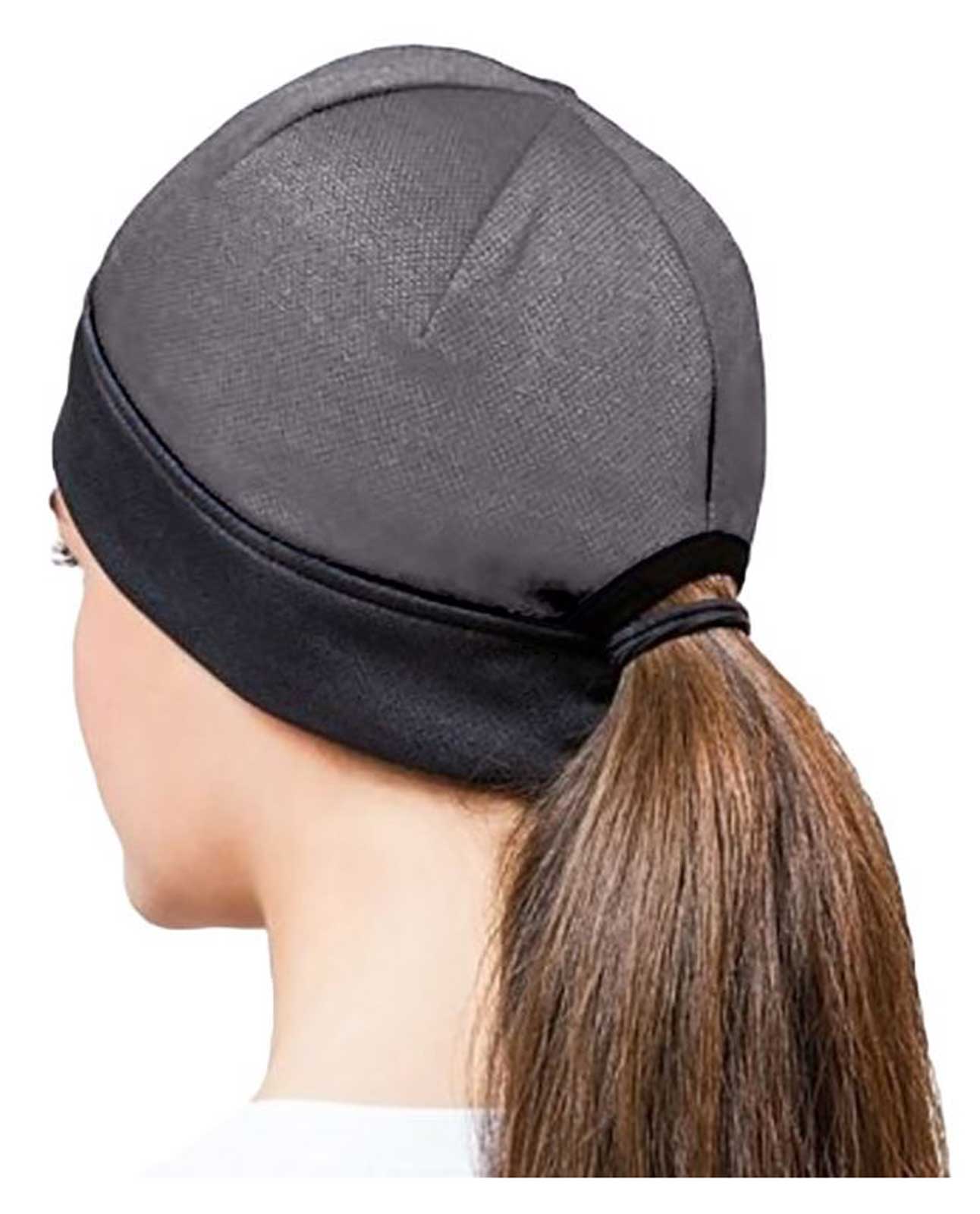 Harley-Davidson Free Shipping - That's A Wrap Women's Ponytail Friendly Moisture-Wicking Beanie - Black & Gray - Free Shipping on many products plus Orders Over $99