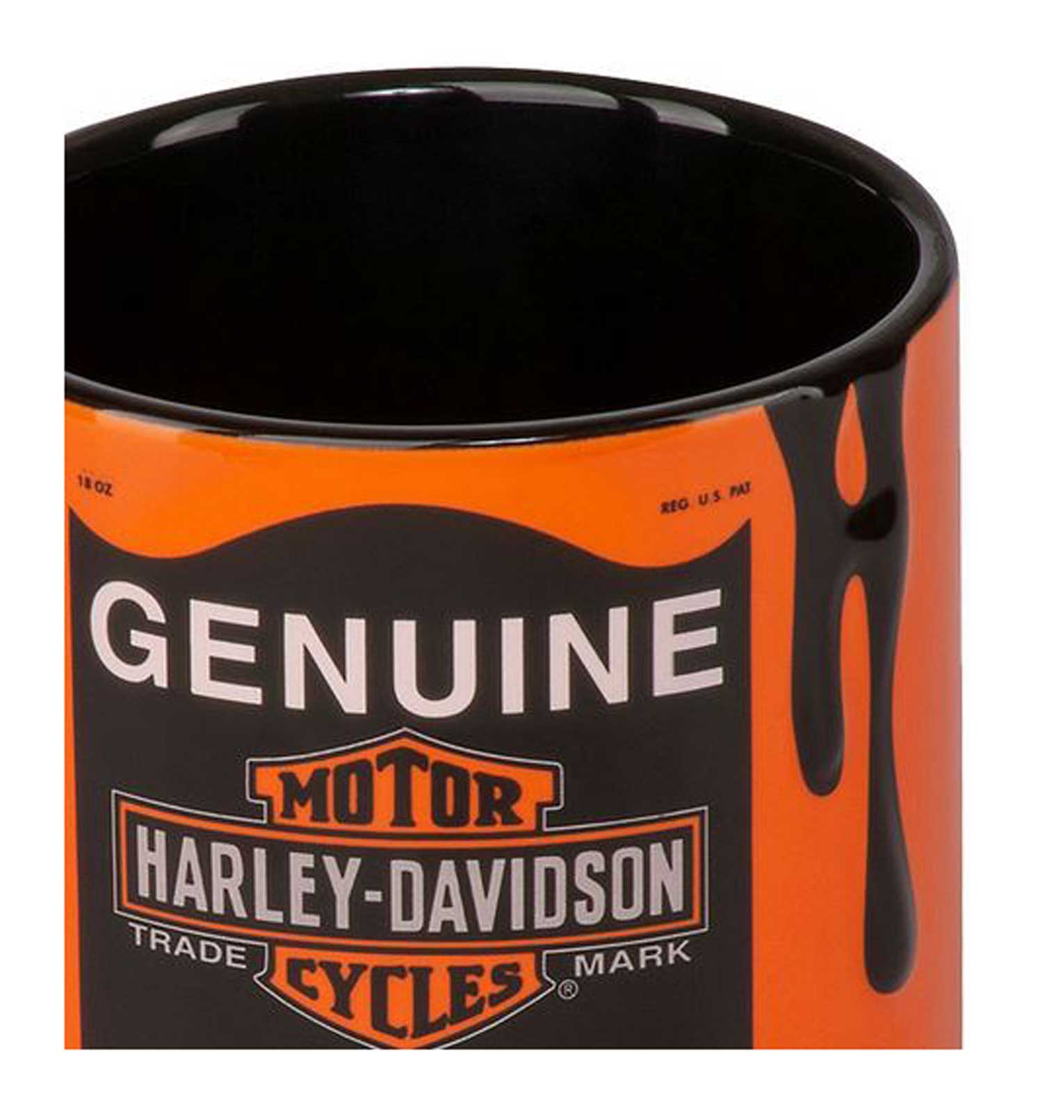Harley-Davidson® Oil Can Bar & Shield Logo 18 oz. Ceramic Coffee