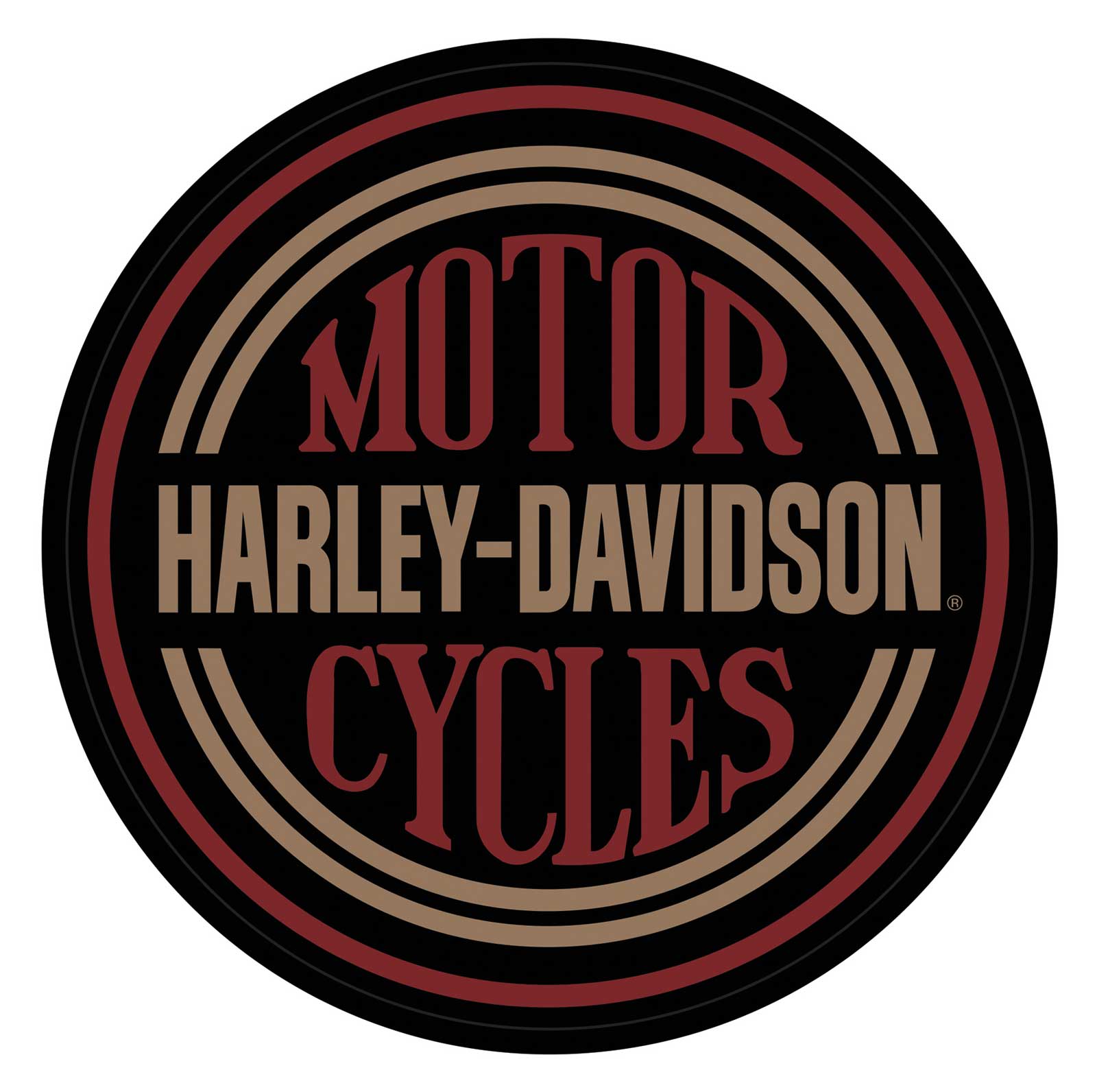 Harley-Davidson Free Shipping - Harley-Davidson Circle Logo Steel Round Cafe Table - Black Powder Coated - Free Shipping on many products plus Orders Over $99