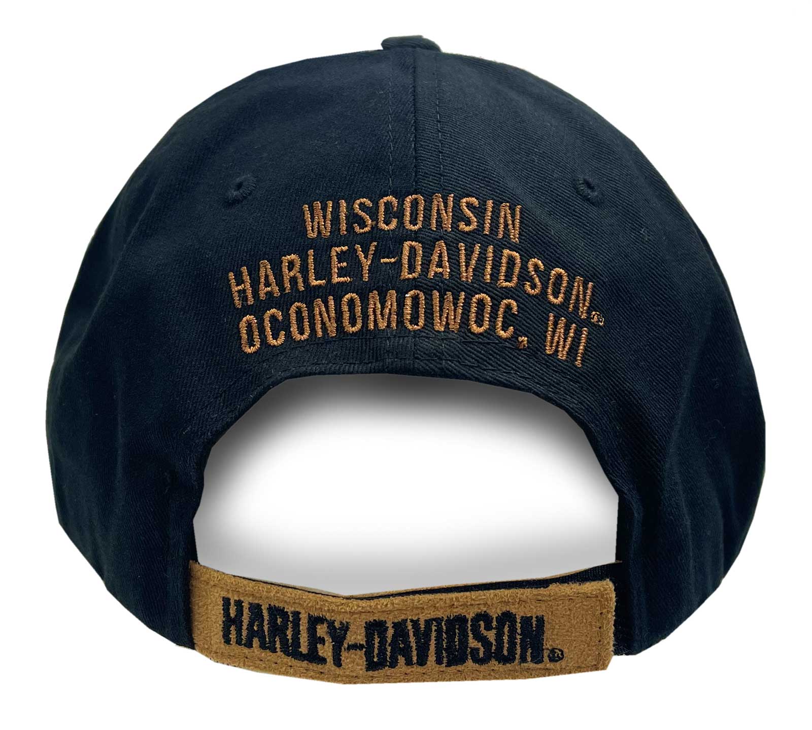 Harley-Davidson Free Shipping - Harley-Davidson Men's H-D Motorcycles Logo Baseball Cap, Black/Brown - Free Shipping on many products plus Orders Over $99