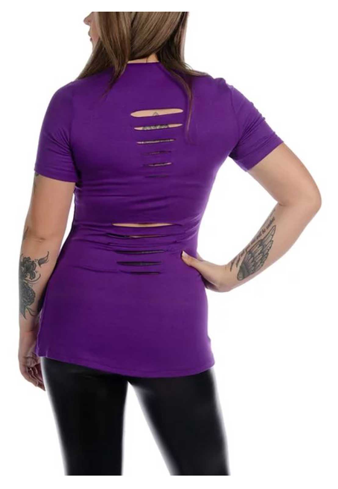 Harley-Davidson Free Shipping - Liberty Wear Women's Embellished Legendary Racer Short Sleeve Tee - Purple - Free Shipping on many products plus Orders Over $99