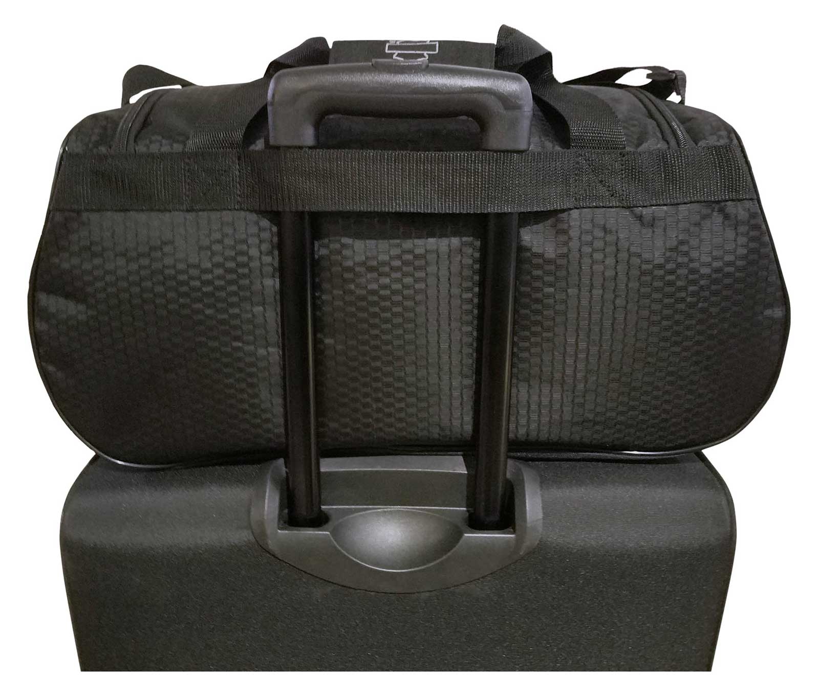 Harley-Davidson Rust Orange #1 Logo Sports Duffel Bag w/ Shoulder Strap - Black - No Hassle Returns at Wisconsin Harley