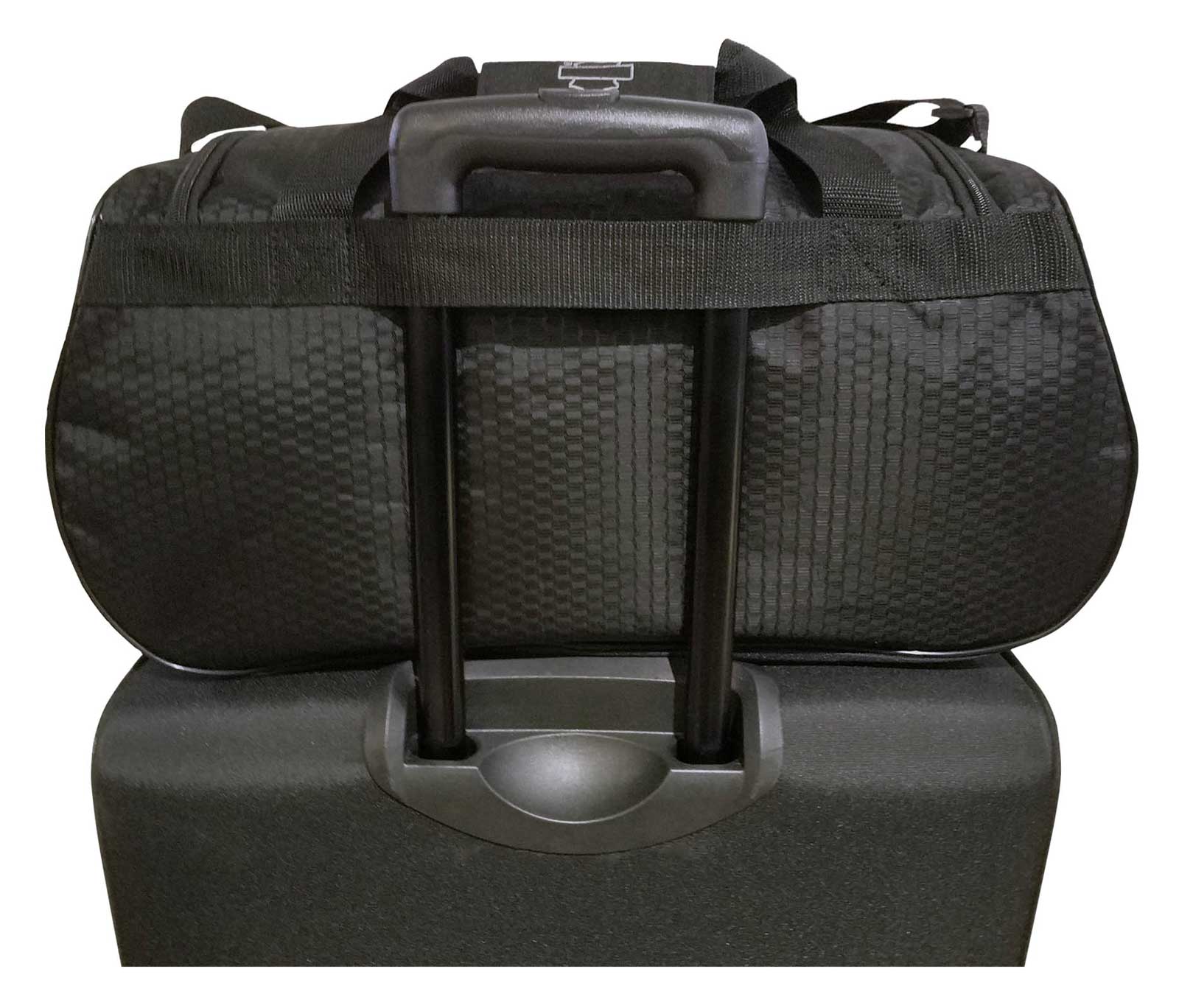 Harley-Davidson Off-White #1 Logo Sports Duffel Bag w/ Shoulder Strap - Black - No Hassle Returns at Wisconsin Harley