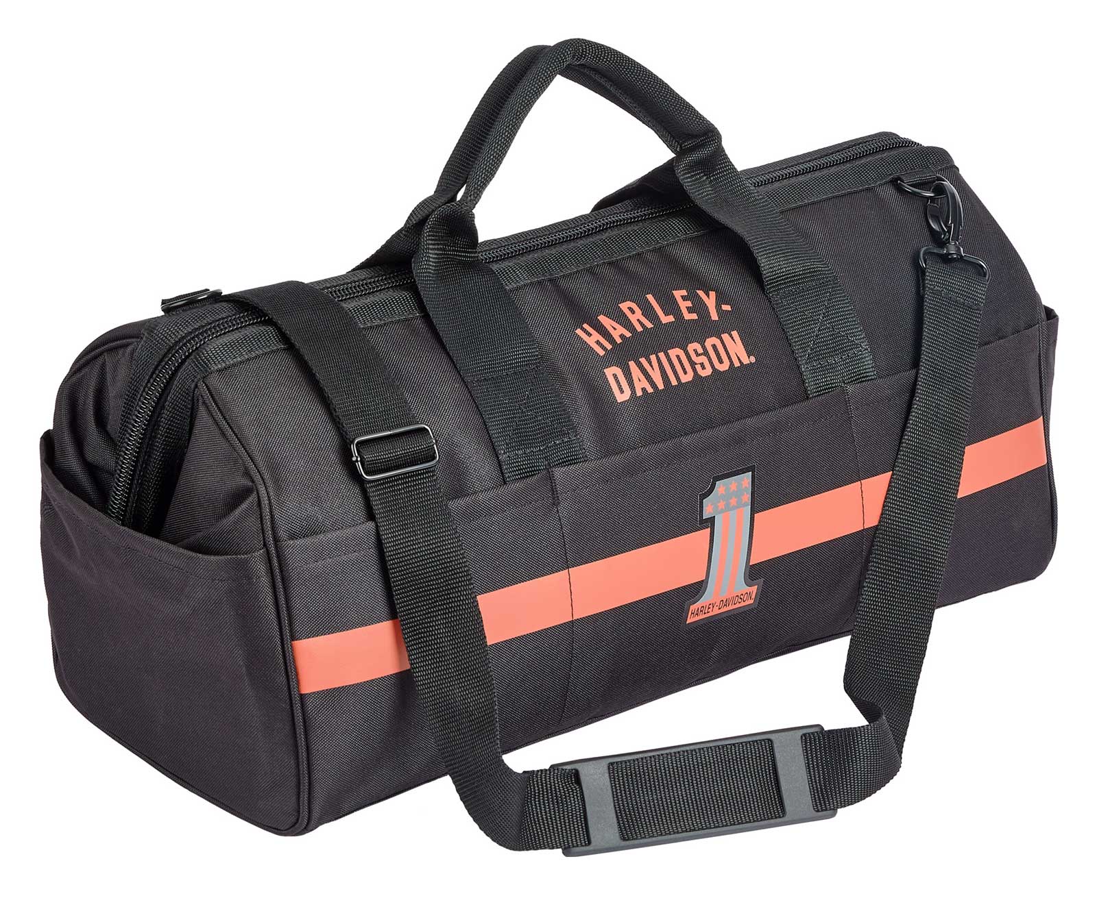 Harley-Davidson Free Shipping - Harley-Davidson Accessory & Tool Bag, Water-Resistant Multi-Purpose - Black/Rust - Free Shipping on many products plus Orders Over $99