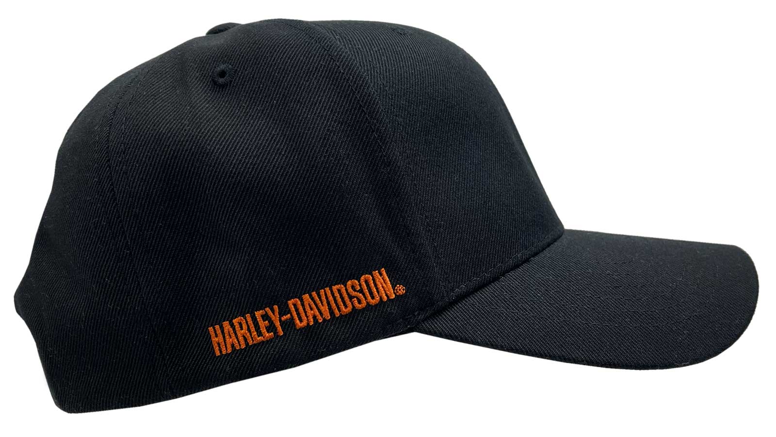 HARLEY DAVIDSON キャップ USA製 ブラック Harley-Davidson® Men's Hat Embroidered Bar & Shield Curved Bill