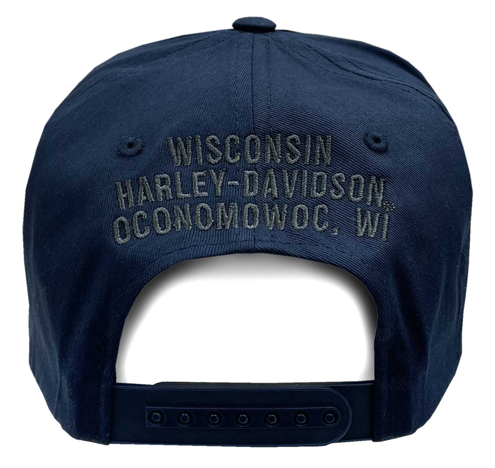 Harley-Davidson Free Shipping - Harley-Davidson Men's Shield H-D Patch Curved Bill Snapback Baseball Cap - Navy - Free Shipping on many products plus Orders Over $99