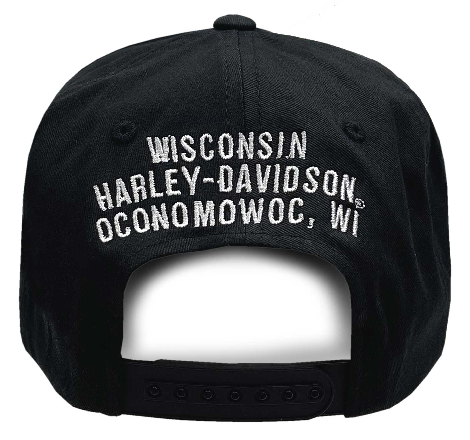 Harley-Davidson® Mens Reflective H-D Curved Bill Snapback