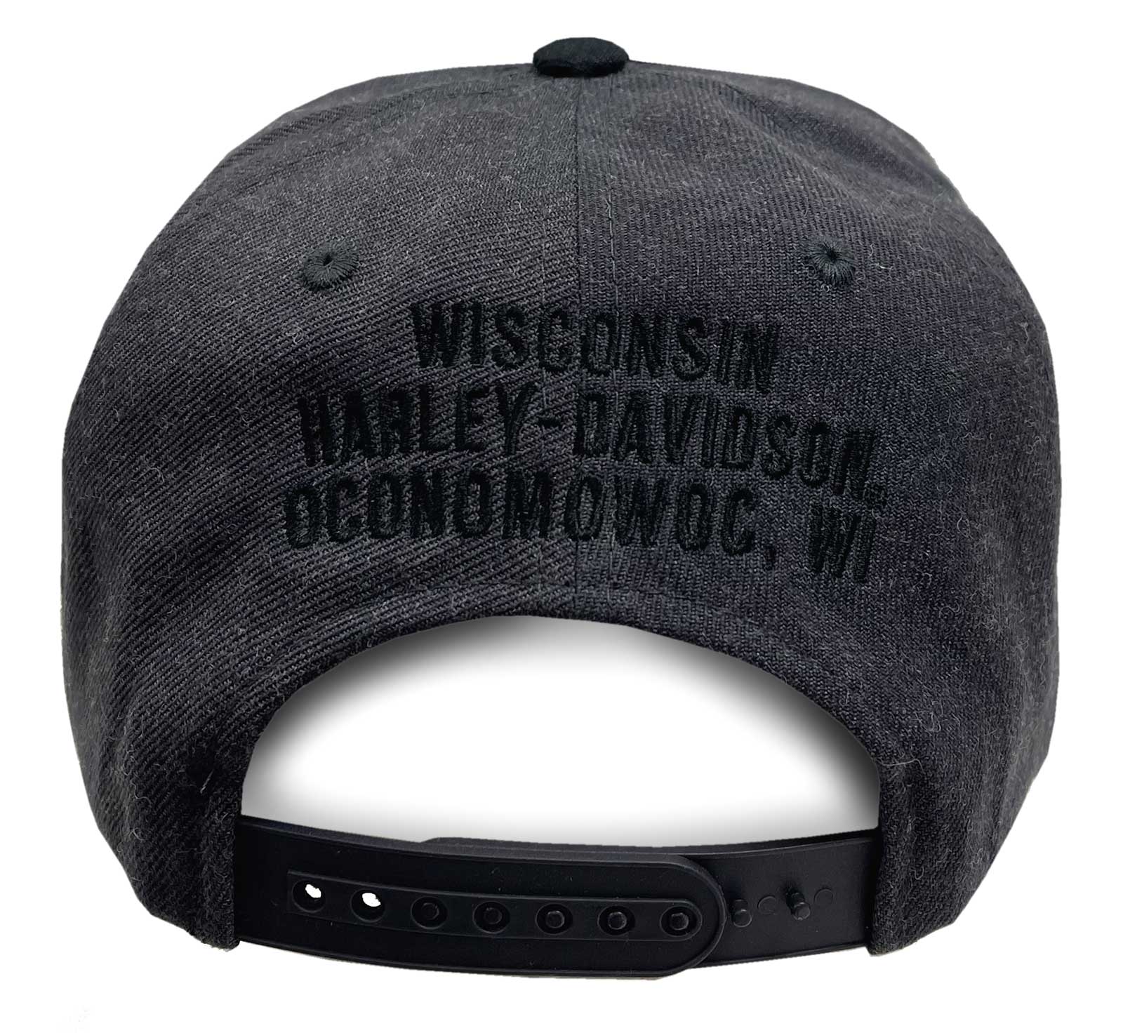 Harley-Davidson Free Shipping - Harley-Davidson Mens Willie G Skull Snapback Flat Brim Baseball Cap - Gray/Black - Free Shipping on many products plus Orders Over $99