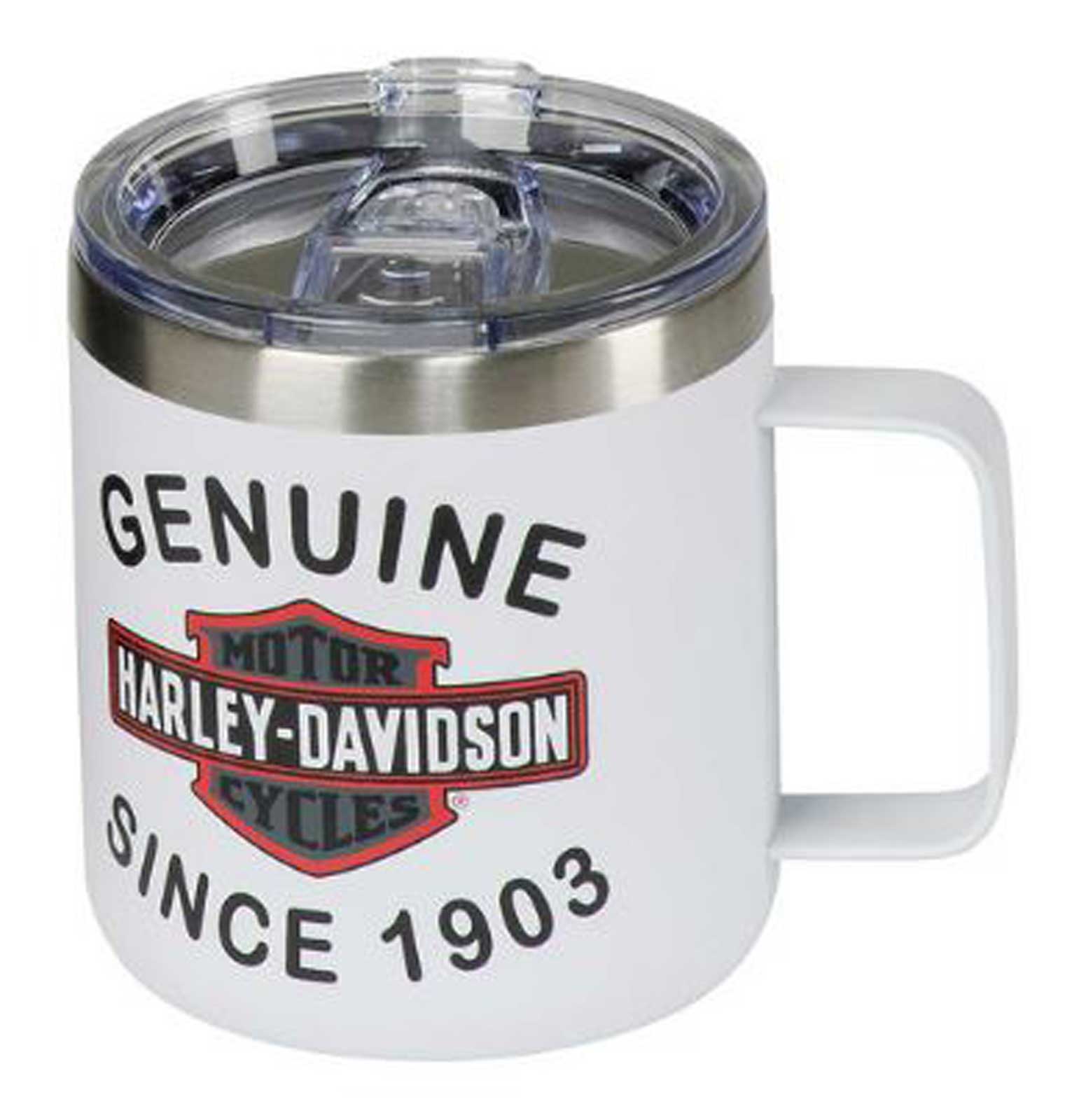 Harley-Davidson Copper Skull Travel Mug & Water Bottle Set - Stainless Steel