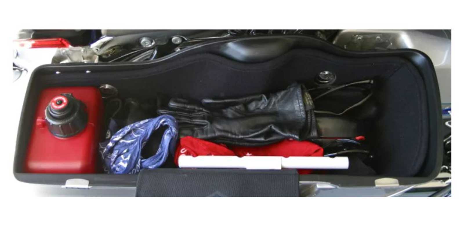 REDA Innovations Motorcycle Saddlebag Fuel Can, 1 Gallon Gas, Vapor/Spill Proof - Largest Selection of Harley-Davidson Products