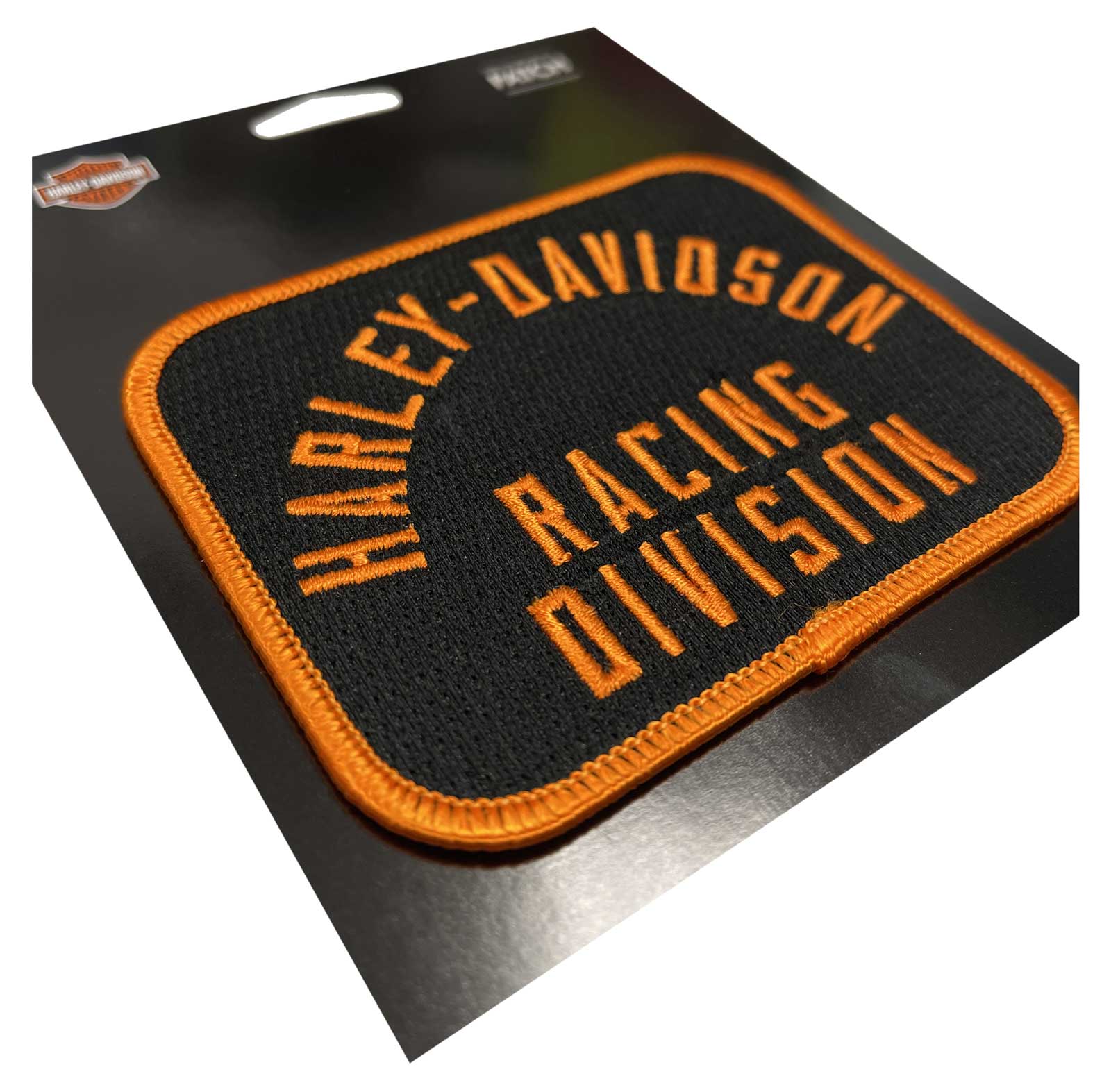 Harley-Davidson Free Shipping - Harley-Davidson 4 in. Embroidered Racing Davidson H-D Text Emblem Sew-On Patch - Free Shipping on many products plus Orders Over $99