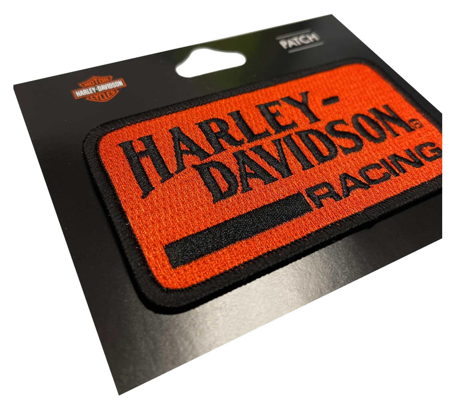 Harley-Davidson Free Shipping - Harley-Davidson 4 in. Embroidered Vintage Racing H-D Text Emblem Sew-On Patch - Free Shipping on many products plus Orders Over $99