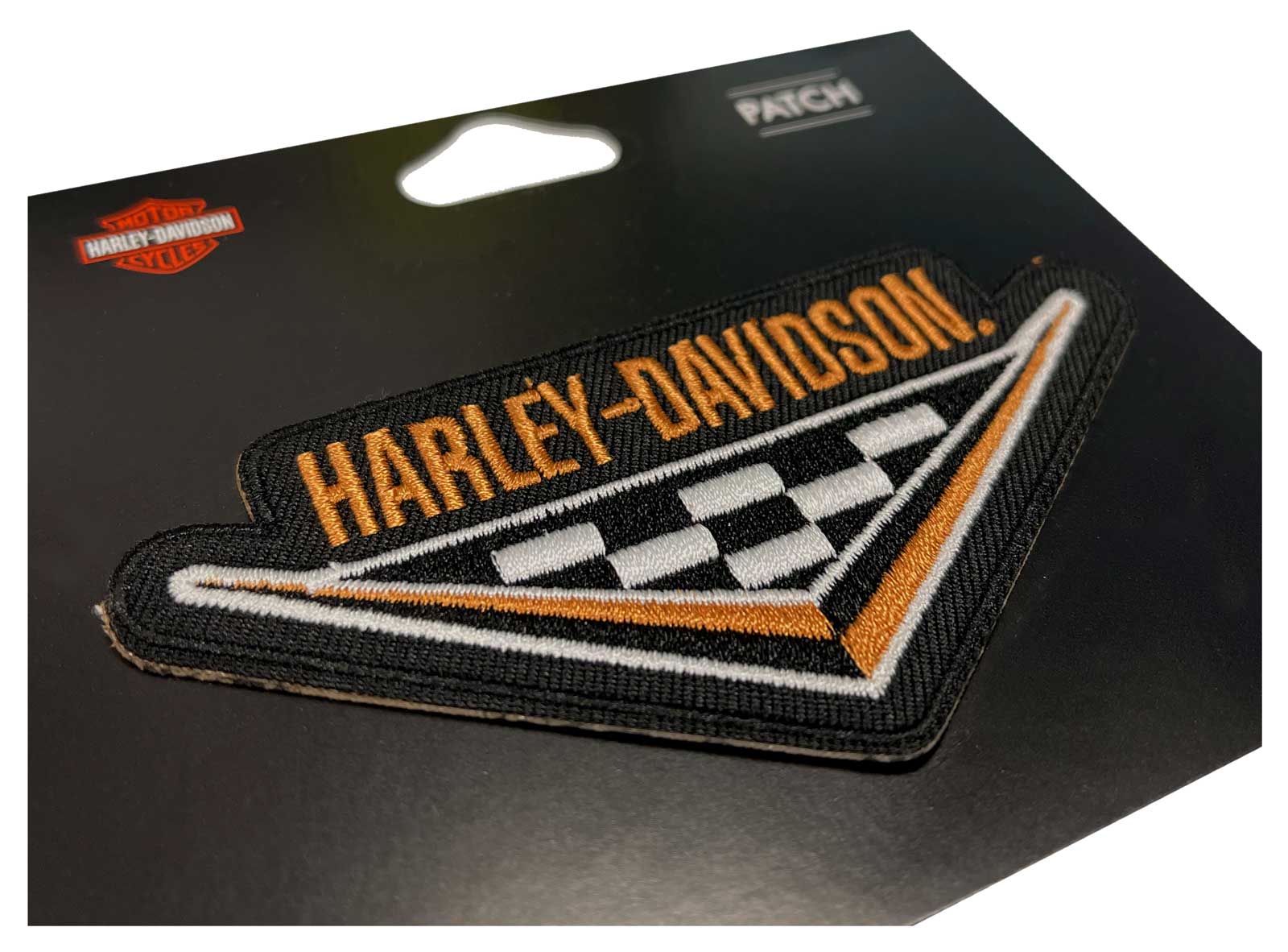 Harley-Davidson® 4 in. Embroidered Nostalgia H-D Checker Tri