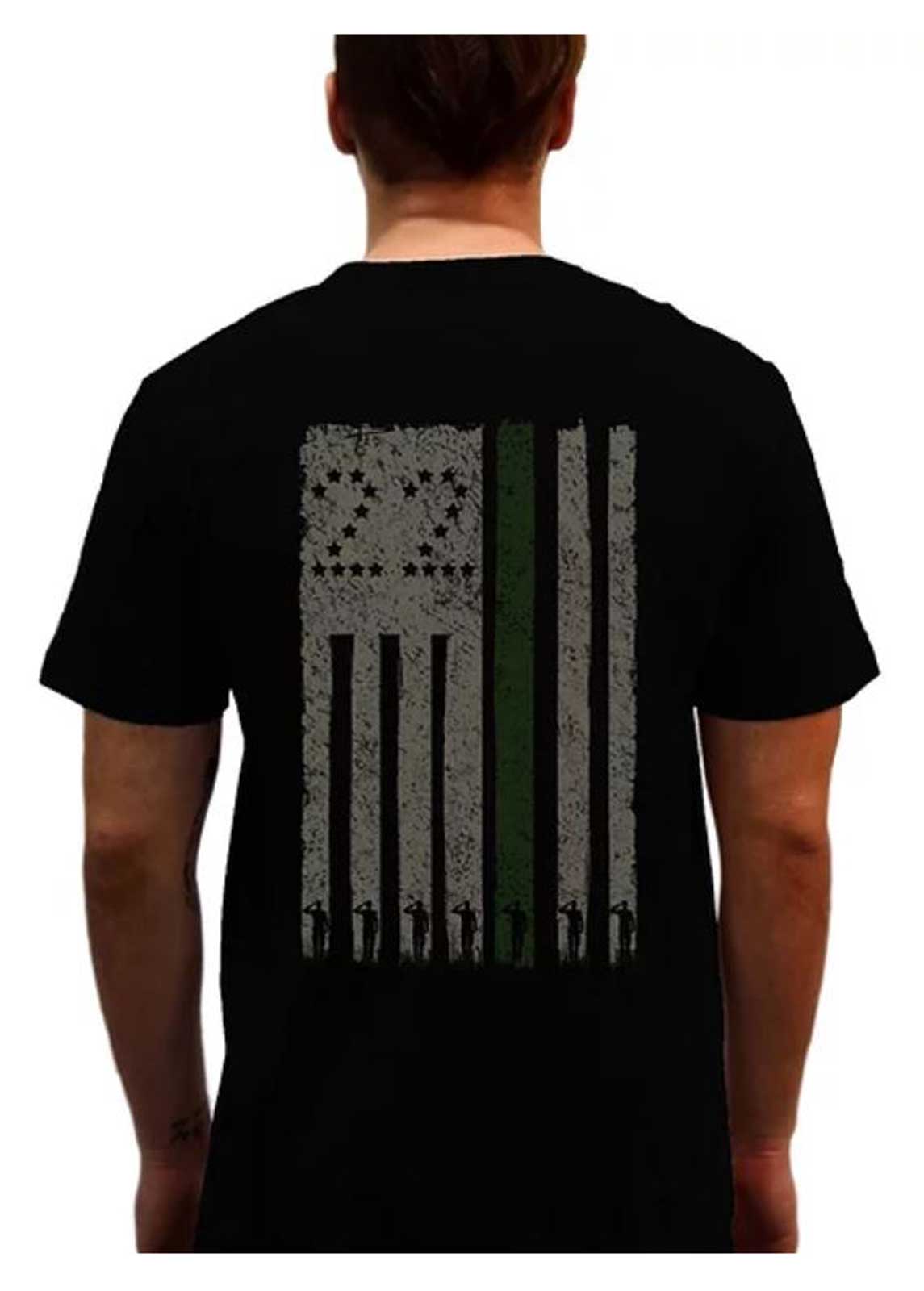 Harley-Davidson Free Shipping - Liberty Wear Men's 22 Veterans American Flag Short Sleeve T-Shirt - Black - Free Shipping on many products plus Orders Over $99