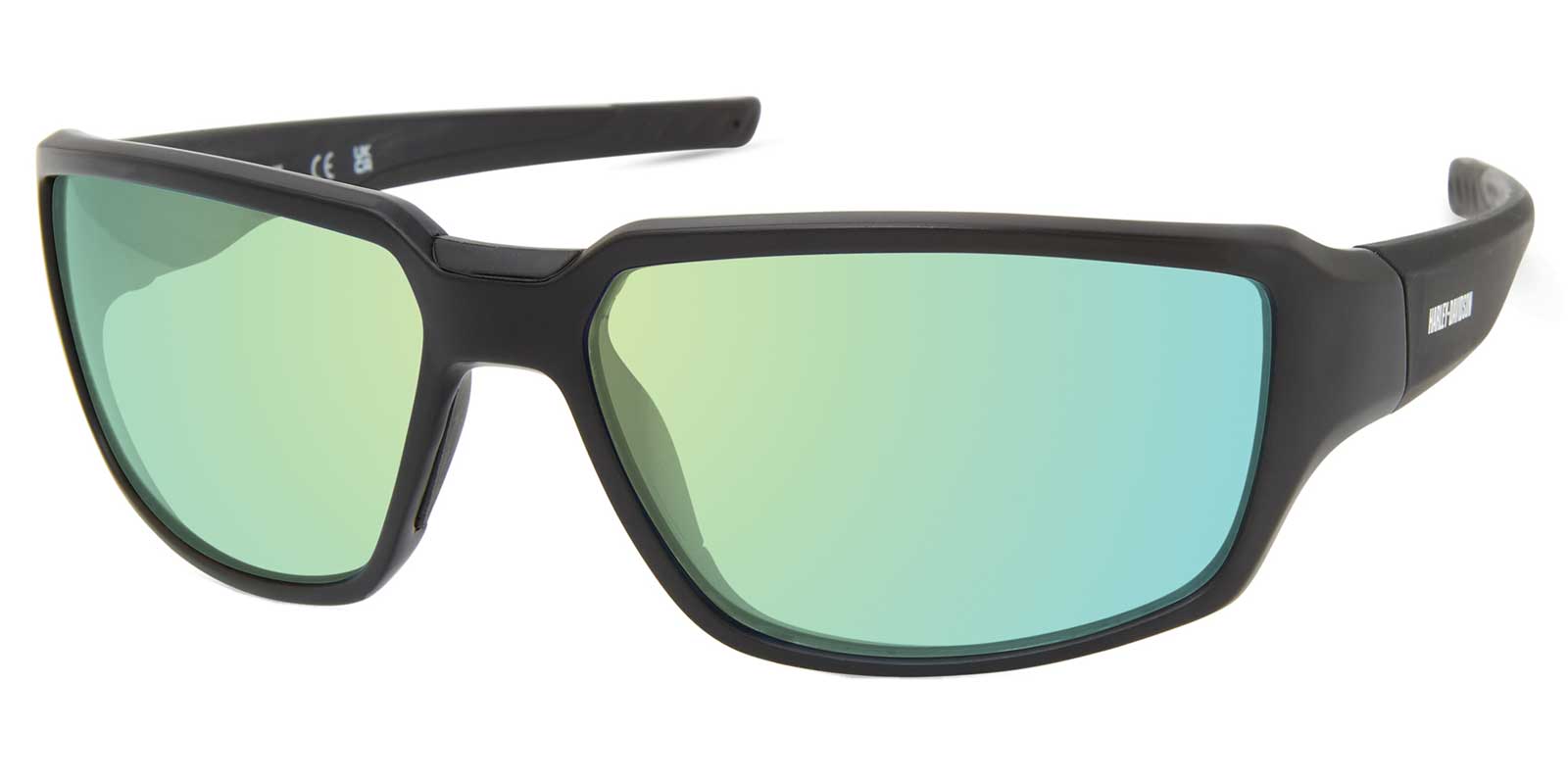 Harley-Davidson Men's Foil Sunglasses, Matte Black Frames/Bordeaux Mirror Lenses - Wisconsin Harley-Davidson