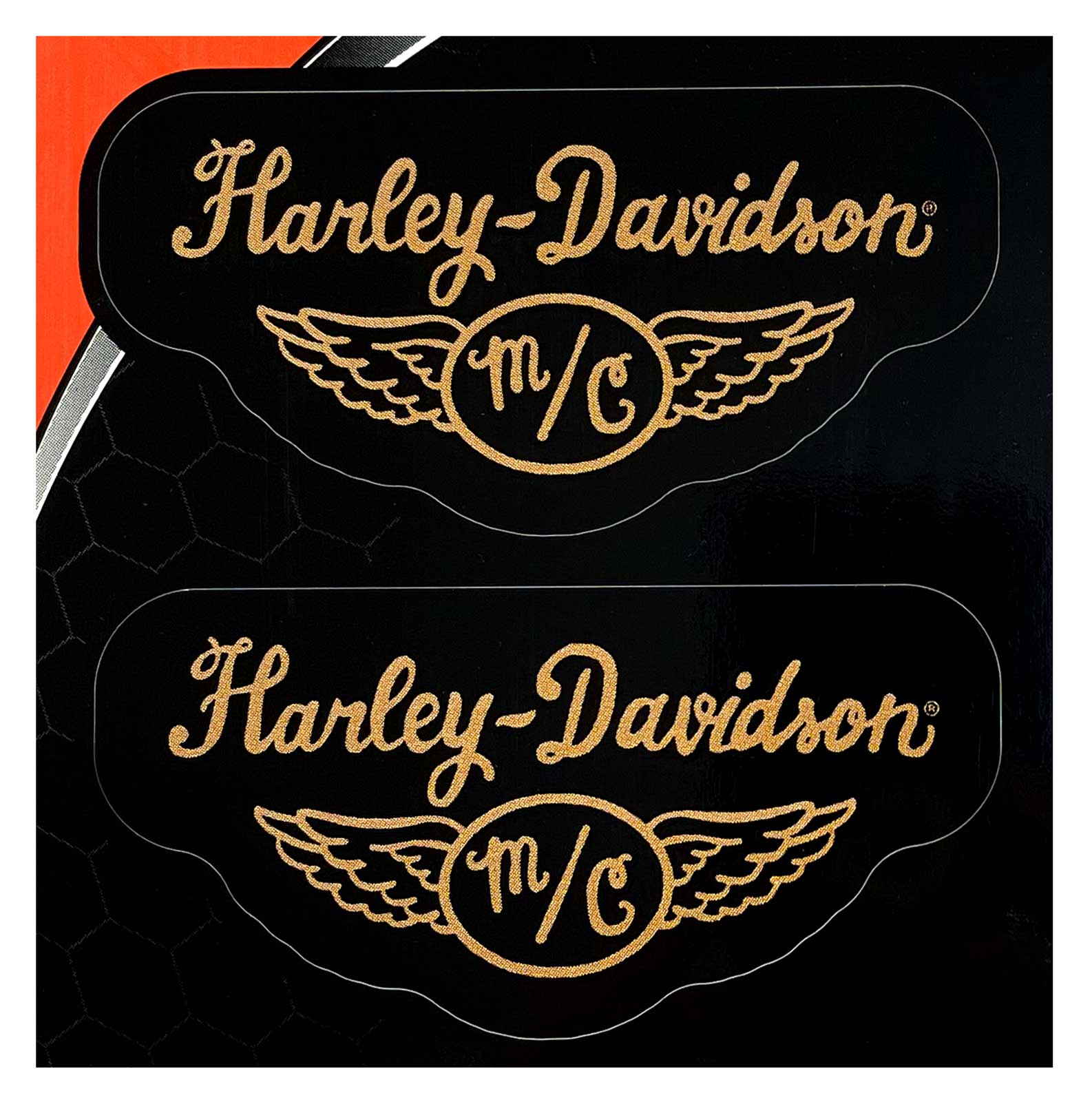 Harley-Davidson® Freedom Machine Bar & Shield Logo Decal - Black - 6 x 8  in. - Wisconsin Harley-Davidson
