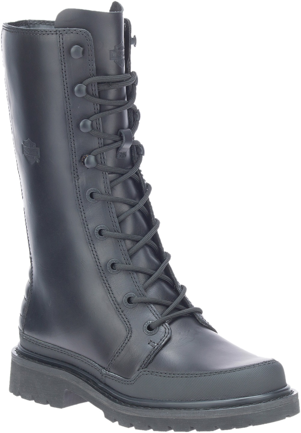 Harley-Davidson Women's Akers 10-Inch Black Motorcycle Boots, D84764 - Wisconsin Harley-Davidson