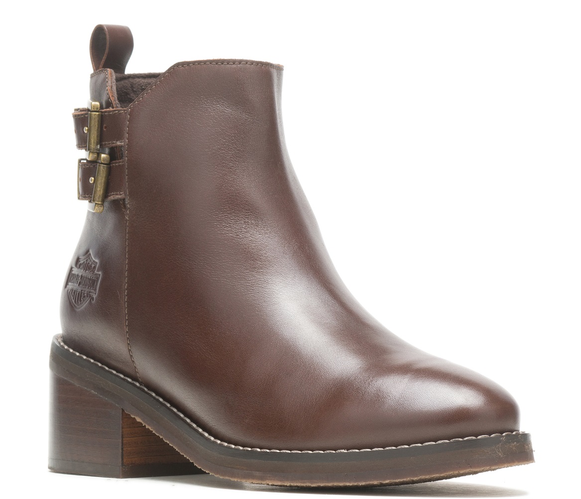 Harley-Davidson Women's Jonetta 4.5-Inch Fashion Buckle Boots D84777 (BRN, 7) - Wisconsin Harley-Davidson