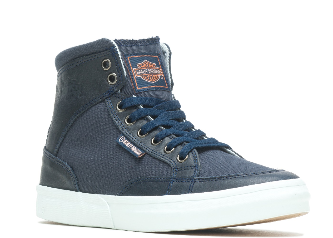 Harley-Davidson Unisex Rosemont Fashion Sneakers, D75003 (Navy, 3.5) - Wisconsin Harley-Davidson