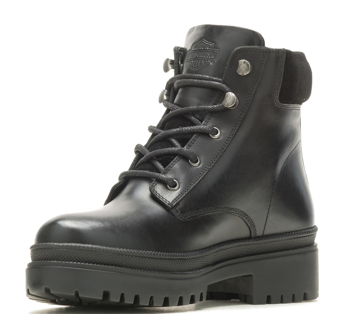 Harley-Davidson Free Shipping - Harley-Davidson Women's Tressler WP Black or White Motorcycle Boots D87206 - Free Shipping on many products plus Orders Over $99