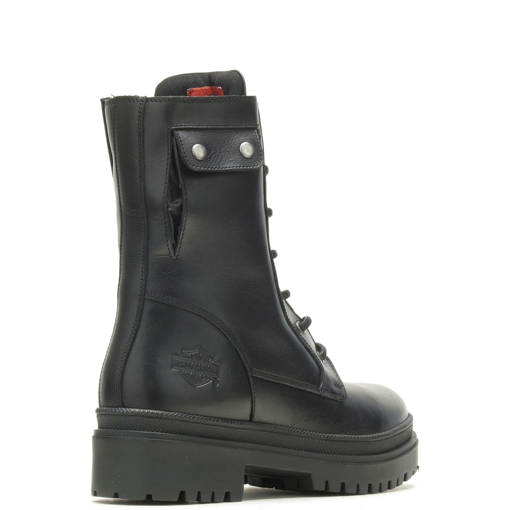 Harley-Davidson Women's Tressler Snap Pocket Waterproof Motorcycle Boots D87209 - No Hassle Returns at Wisconsin Harley