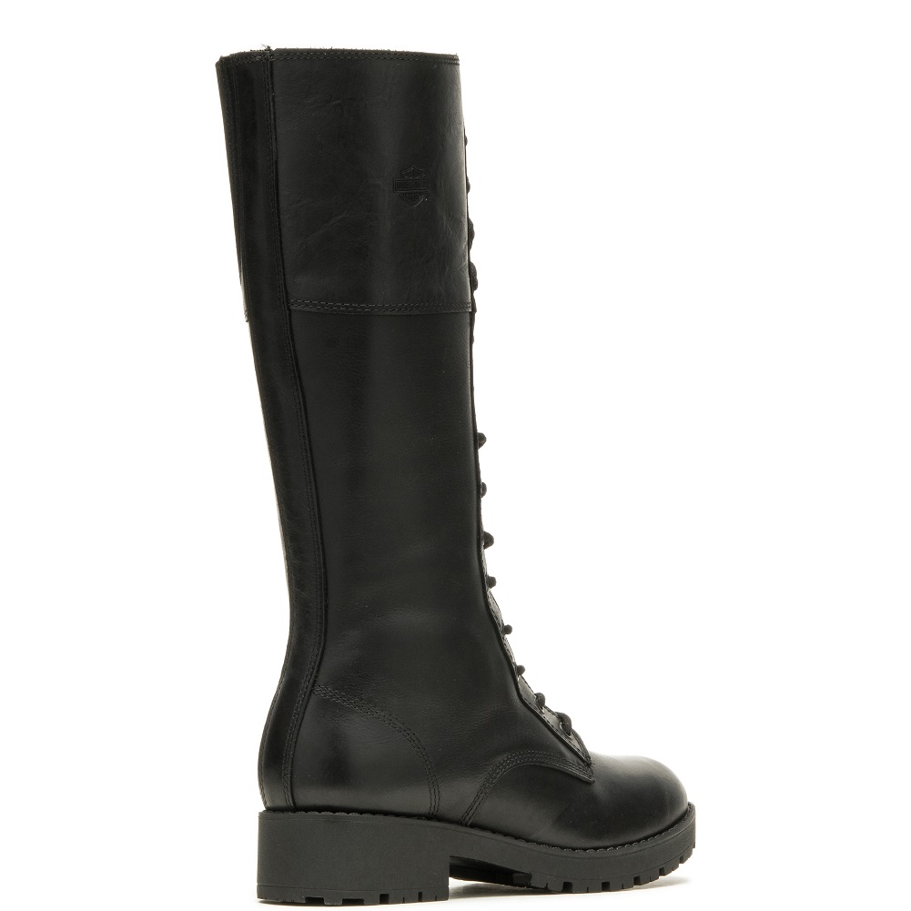 N°21 Women Boots 23ISP04580458 BLACK No Boundaries Women's Zip Accent Studded Hiker Boots