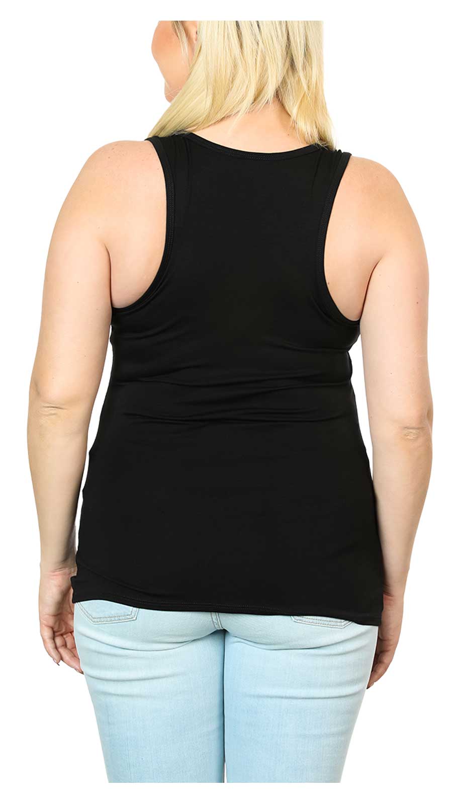 Harley-Davidson Women's Classic Embellished B&S Racerback Sleeveless Tank Top - No Hassle Returns at Wisconsin Harley