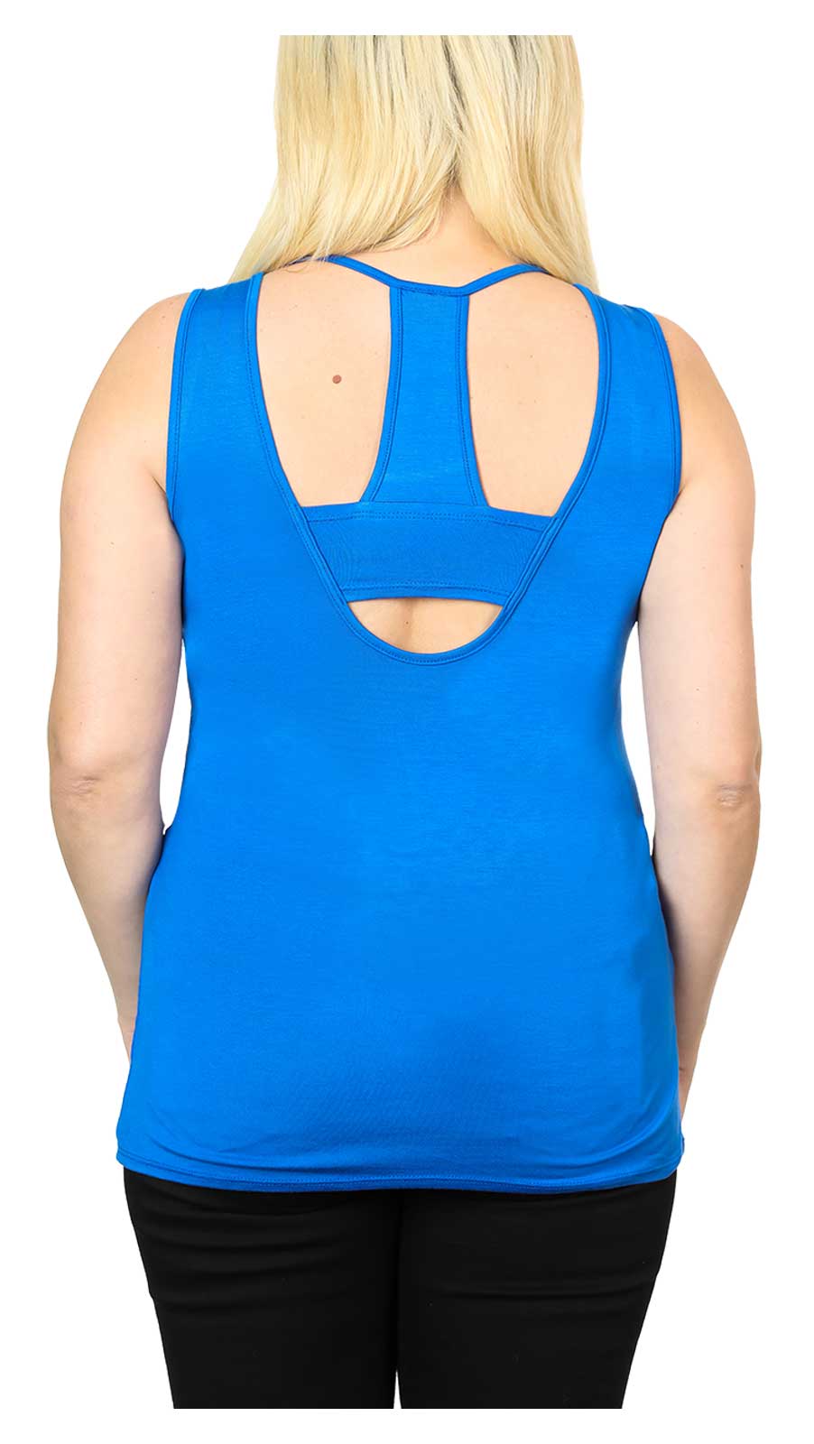 Harley-Davidson Women's Native Embellished Scoop Neck Sleeveless Tank Top - Blue - No Hassle Returns at Wisconsin Harley