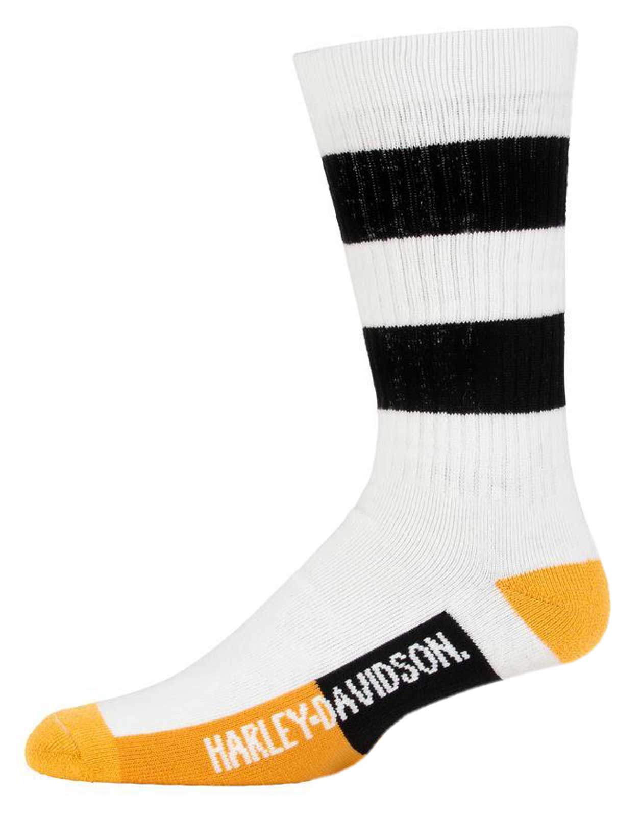 Harley-Davidson Free Shipping - Harley-Davidson Women's 2-Pack Performance Rugby Stripe Crew Riding Socks- White - Free Shipping on many products plus Orders Over $99