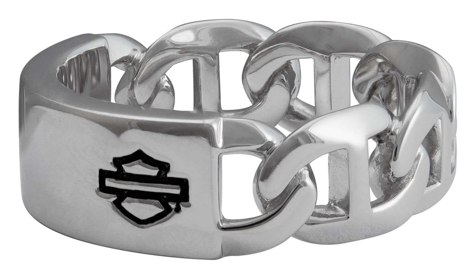 Harley-Davidson Free Shipping - Harley-Davidson Women's B&S Mariner Chain Ring - Silver Stainless Steel - Free Shipping on many products plus Orders Over $99