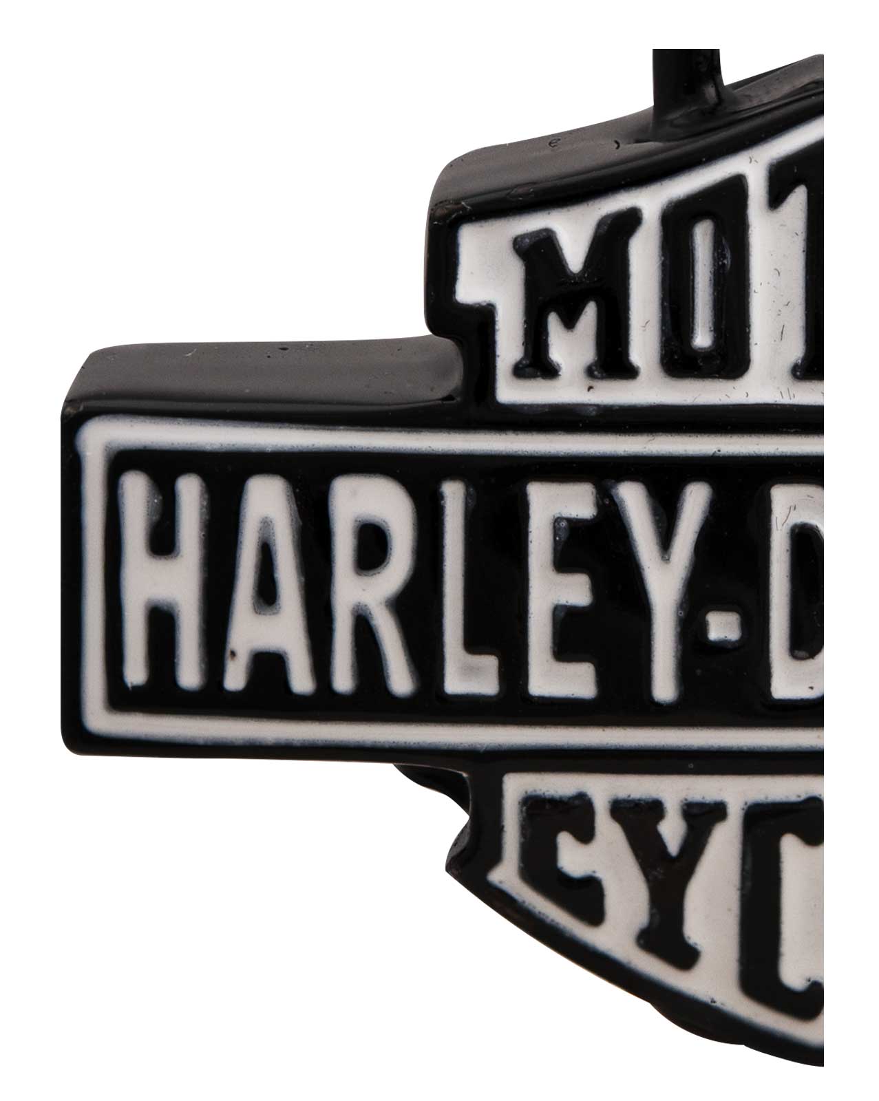 Harley-Davidson® Vintage Bar & Shield Logo Shaped Ride Bell - Black Finish  - Wisconsin Harley-Davidson