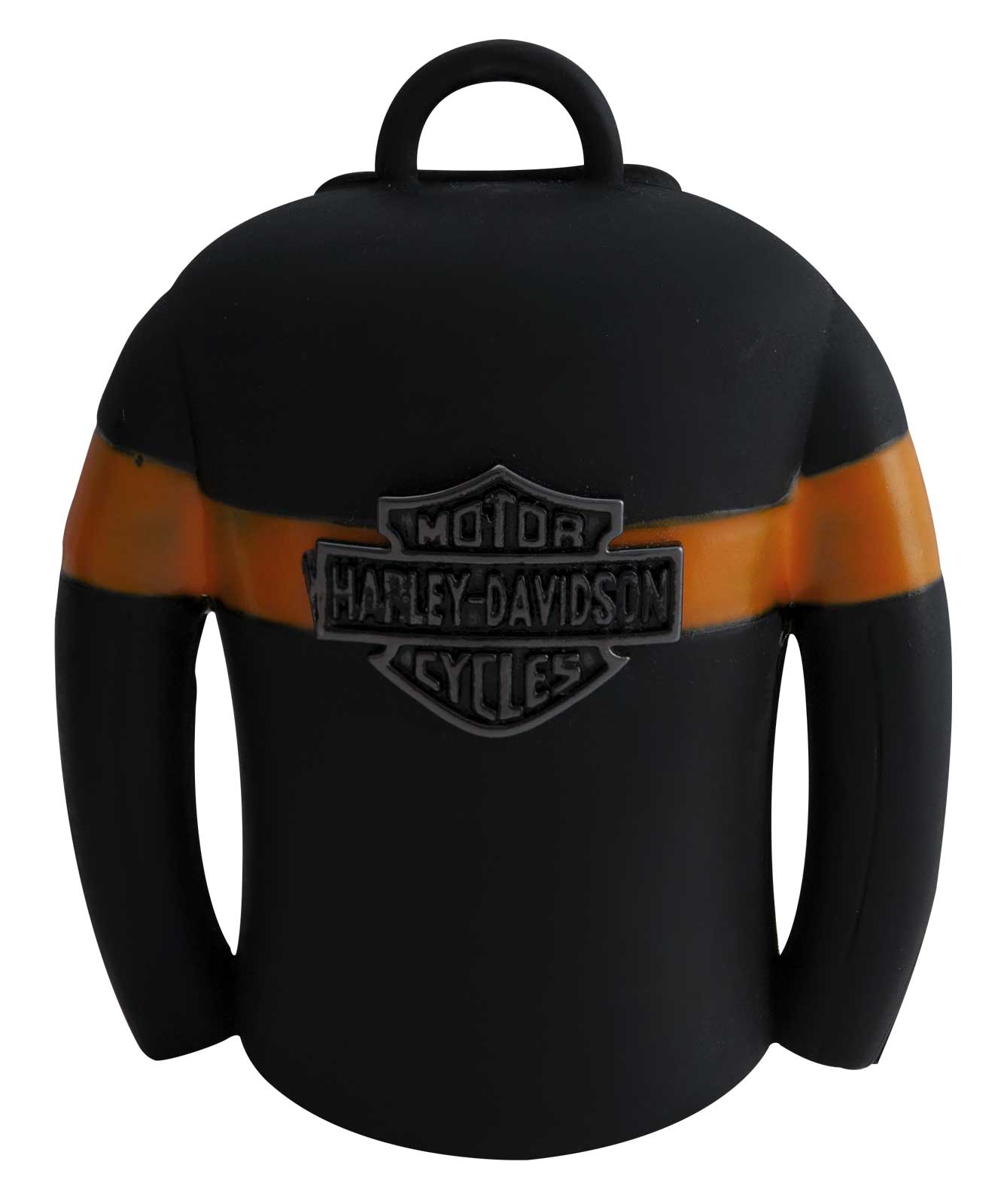 Harley-Davidson Free Shipping - Harley-Davidson Bar & Shield Leather Jacket Shaped Ride Bell - Black & Orange - Free Shipping on many products plus Orders Over $99