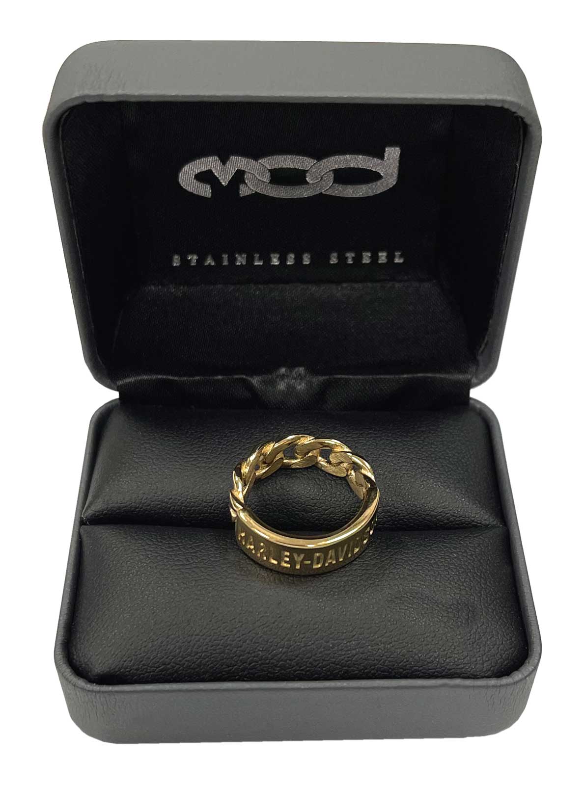 Harley-Davidson® Women's H-D Script Bar Curb Link Ring
