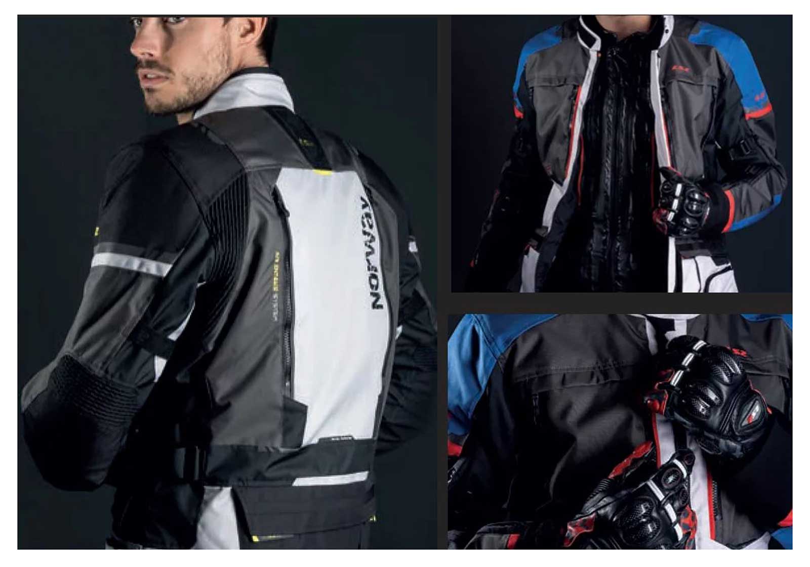 LS2 USA Men's Norway Waterproof Lining Motorcycle Touring Jacket