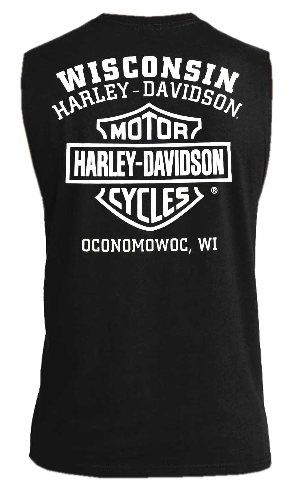 Harley-Davidson Free Shipping - Harley-Davidson Men's Ragged Willie G Skull Sleeveless Cotton Muscle Tee - Black - Free Shipping on many products plus Orders Over $99
