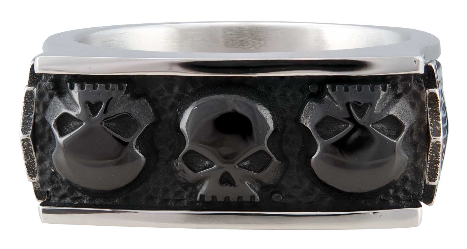 Harley-Davidson Free Shipping - Harley-Davidson Men's Multiple Willie G Skull B&S Signet Ring, Stainless Steel - Free Shipping on many products plus Orders Over $99