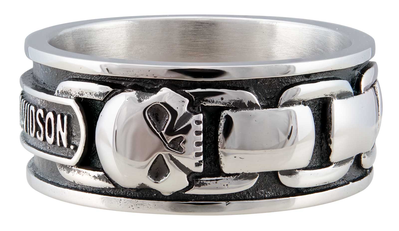 Harley-Davidson Free Shipping - Harley-Davidson Men's Willie G Skull & Chain Band Ring, Stainless Steel - Free Shipping on many products plus Orders Over $99