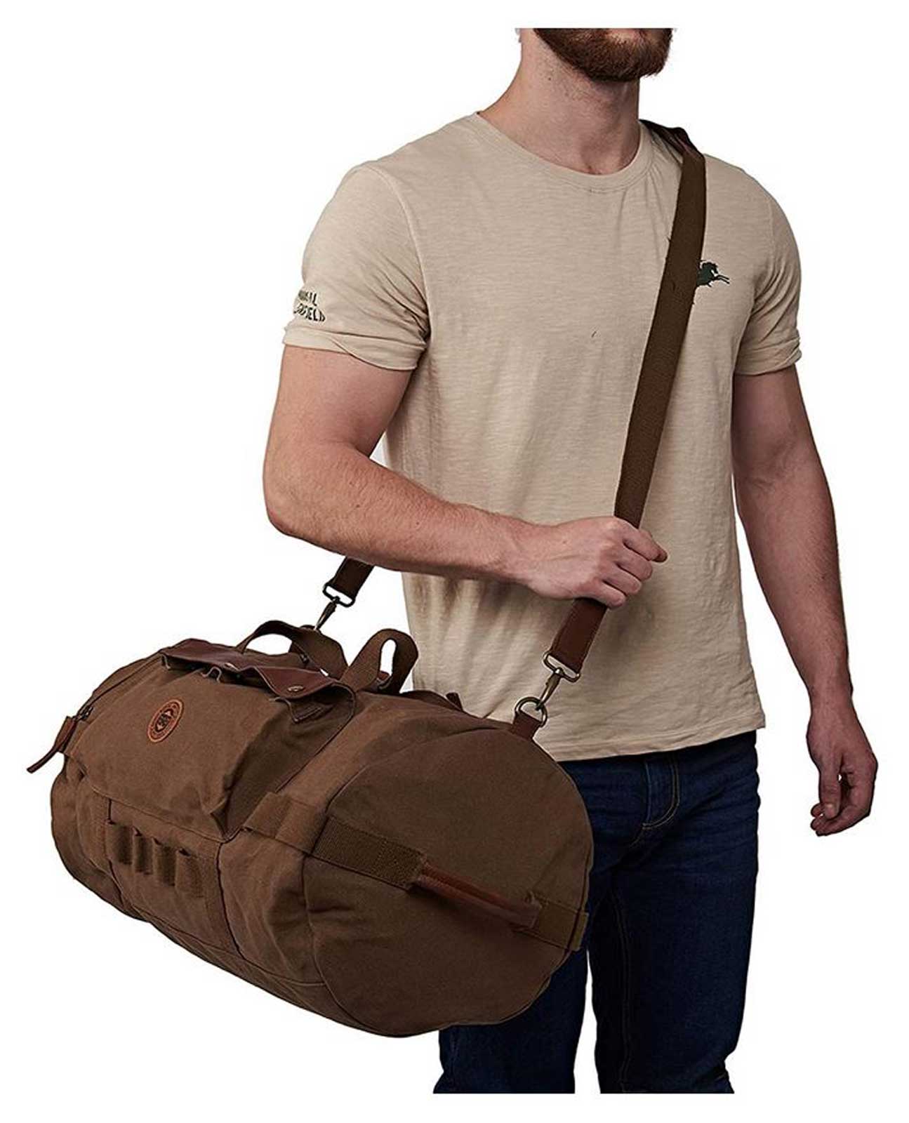 flying with a duffel bag