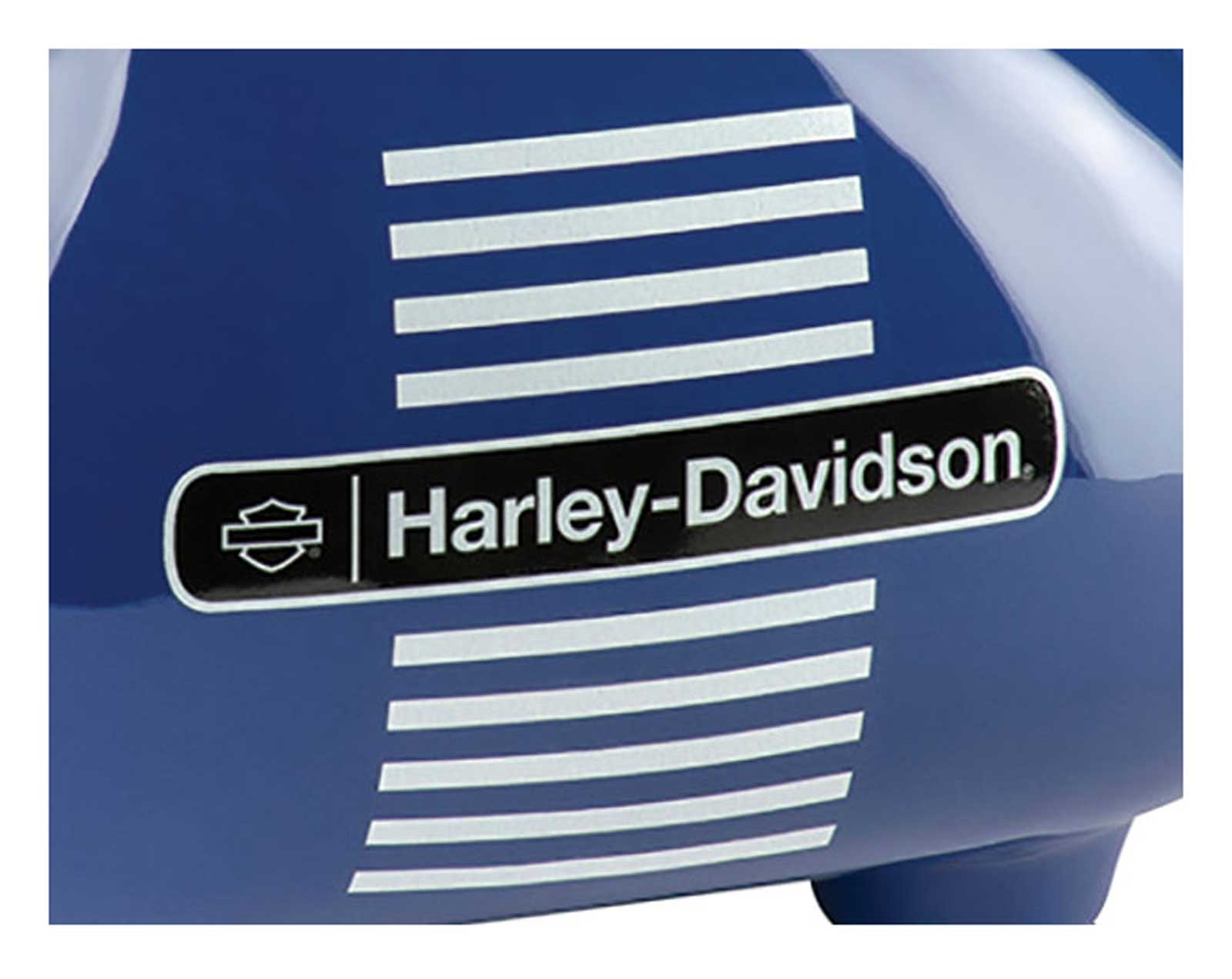 Harley-Davidson Free Shipping - Harley-Davidson Ceramic 1973 Tank Graphic Medium Hog Bank w/ Stopper - Blue - Free Shipping on many products plus Orders Over $99