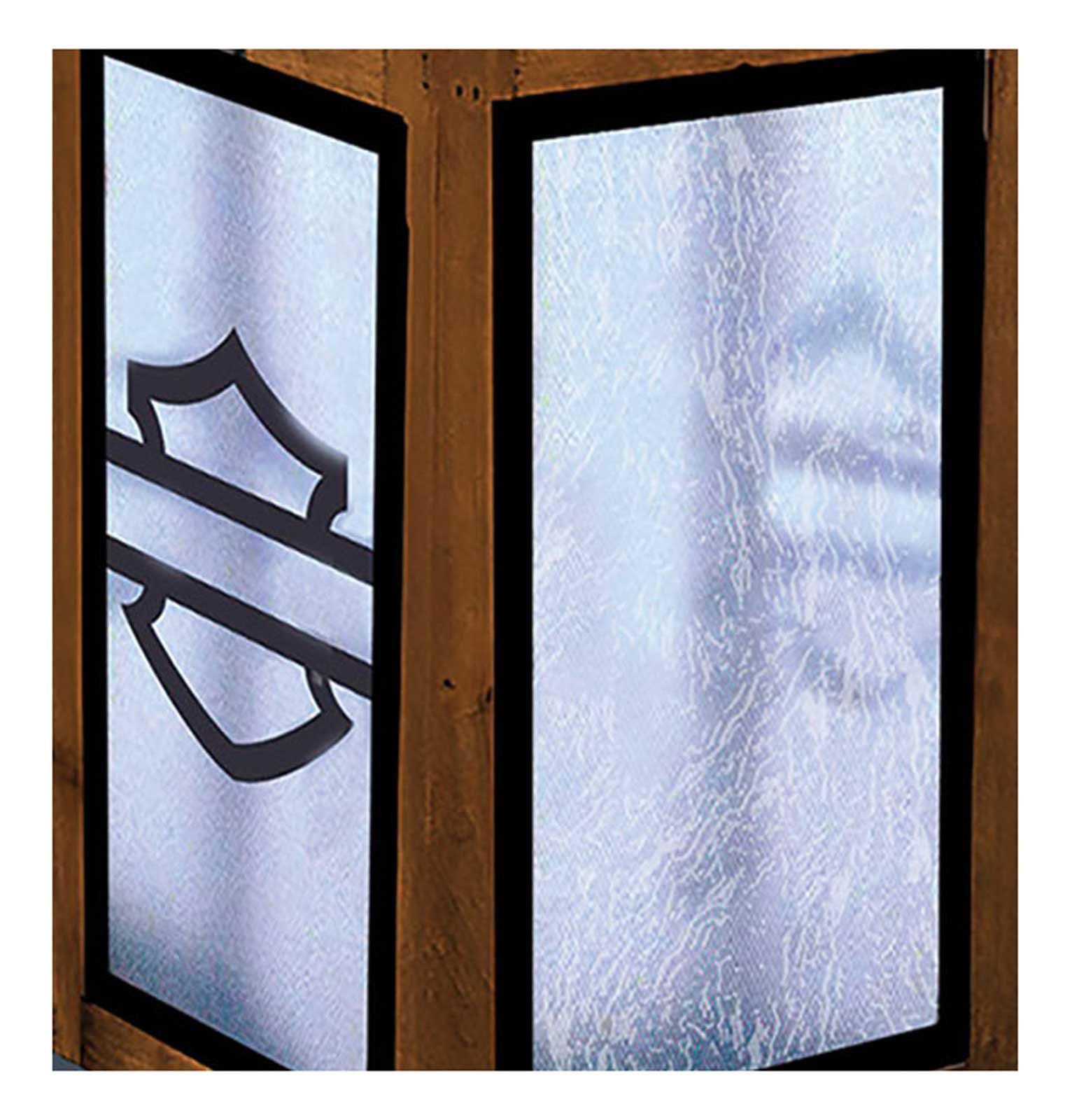 Harley-Davidson Free Shipping - Harley-Davidson Rechargeable Solar Lantern, Frosted Silhouette Bar & Shield Logo - Free Shipping on many products plus Orders Over $99