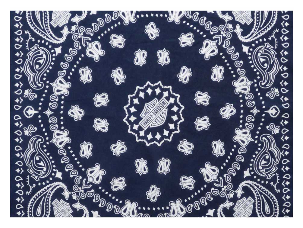 Harley-Davidson Free Shipping - Harley-Davidson American Heritage Paisley Bandana - Peacoat Blue 97698-22VX - Free Shipping on many products plus Orders Over $99