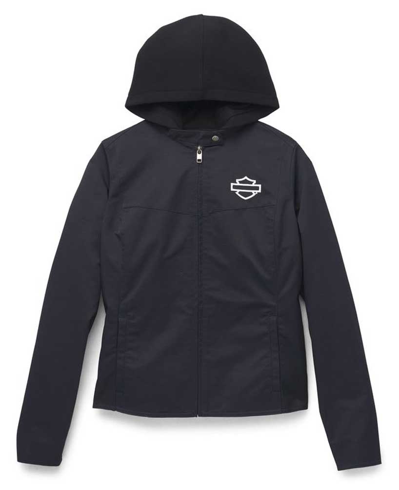 Harley-Davidson Women's Metropolitan Convertible Jacket, Black 97424-22VW - Wisconsin Harley-Davidson