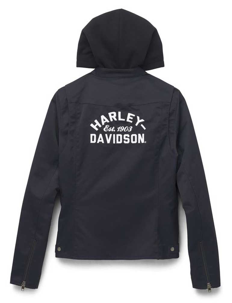 Harley-Davidson Free Shipping - Harley-Davidson Women's Metropolitan Convertible Jacket, Black 97424-22VW - Free Shipping on many products plus Orders Over $99