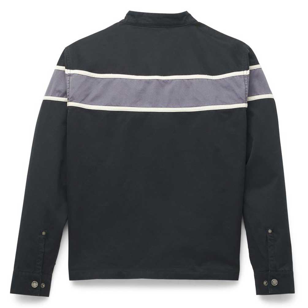 Harley-Davidson Free Shipping - Harley-Davidson Men's Bar Two-Way Zip Casual Jacket  - Black 97416-22VM - Free Shipping on many products plus Orders Over $99