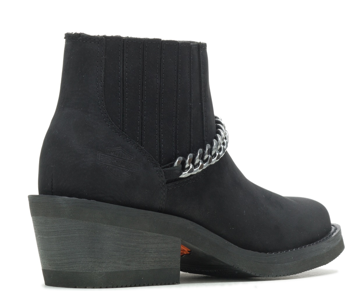 Harley-Davidson Women's Korsen Chain Black or Brown Leather Ankle Boots D87241 - No Hassle Returns at Wisconsin Harley