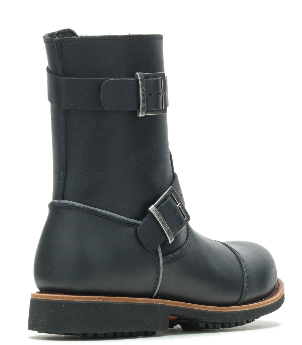 Harley-Davidson Men's Barkston Black Engineer Motorcycle Boots D96241 - No Hassle Returns at Wisconsin Harley